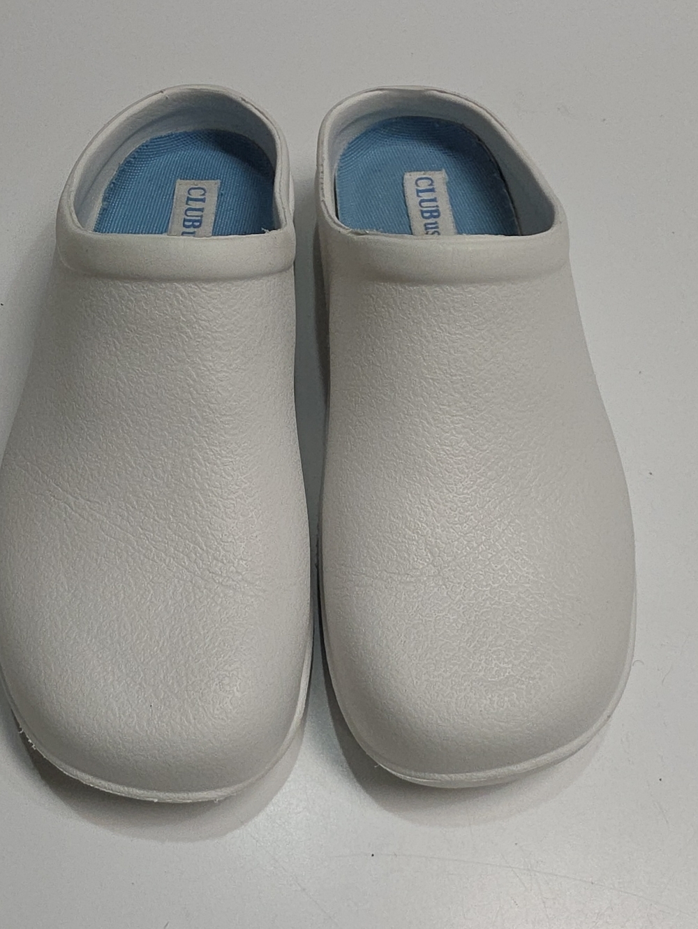 Title:CLUBusa White Work Clogs / Nursing & Chef Mules - Size - 9